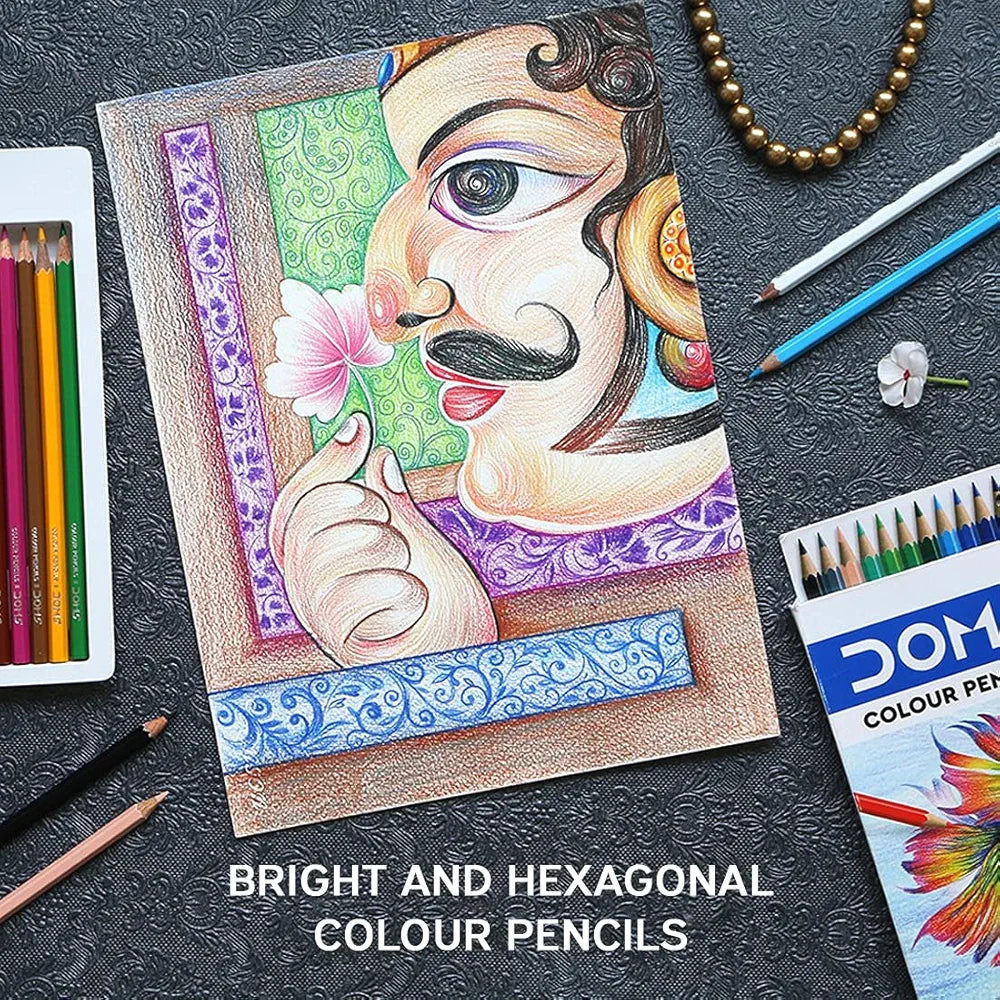DOMS PENCIL 3445 FSC 12 COL PENCIL DOMS PENCIL 3445 FSC 12 COL PENCIL